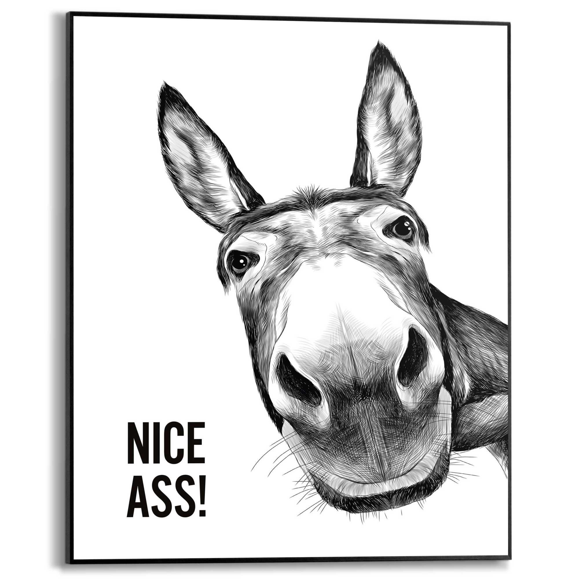 Reinders! Bild mit Rahmen Nice Ass günstig online kaufen