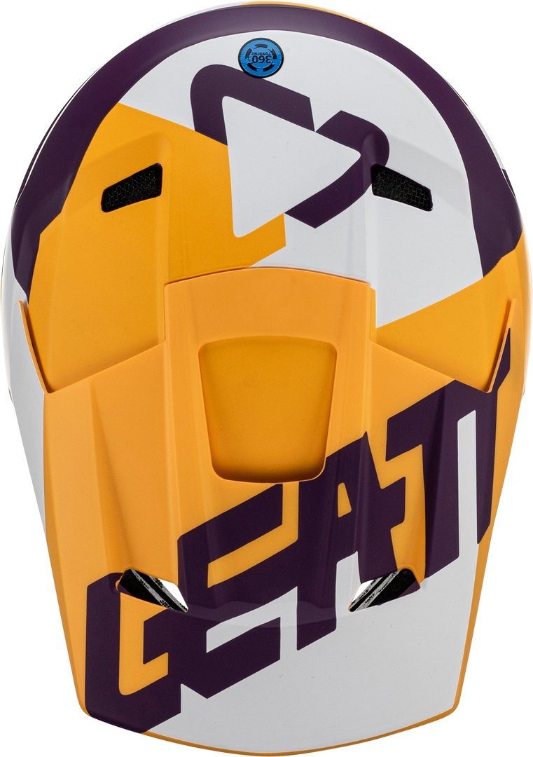 Leatt Motocrosshelm 2.5 Tricolor Motocross Helm, Atmungsaktiv, ECE 22.06