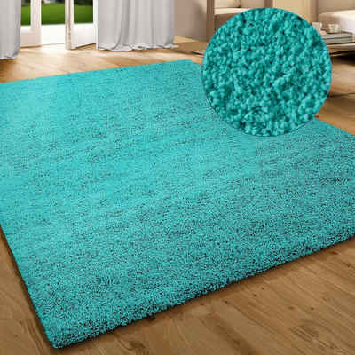 Hochflor-Teppich »Luxury, Wohnteppich in verschiedenen Farben & Größen, Teppichläufer«, Karat, rechteckig, Höhe 30 mm, Extra flauschig