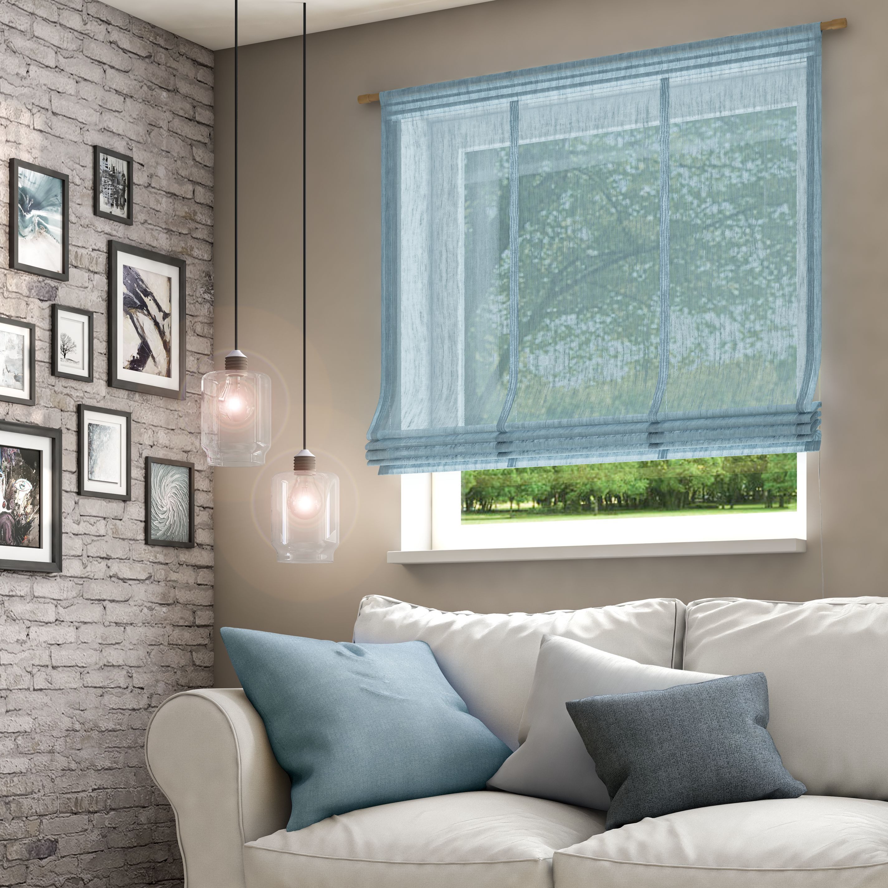 Neutex for you! Raffrollo Libre-ECO, mit Stangendurchzug, freihängend günstig online kaufen