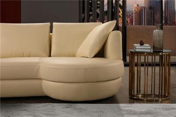 JVmoebel Ecksofa, Ledersofa Couch Sofagarnitur Neu Ecksofa Eck Garnitur Design Modern