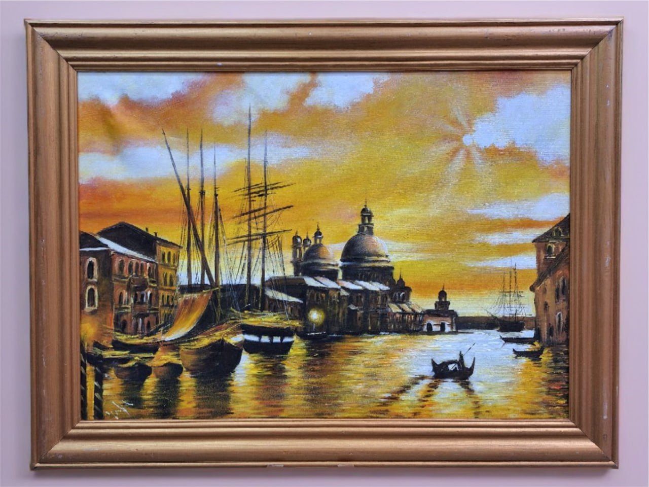 Xlmoebel Gemälde Minimalistische Ölmalerei mit klaren definierten Formen Sofort, Hergestellt in Europa