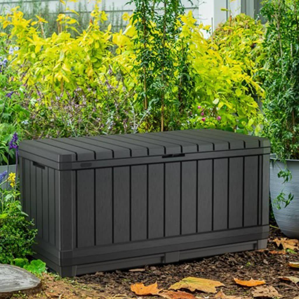 Keter Gartenbox Gartentruhe Kentwood 350 L Anthrazit