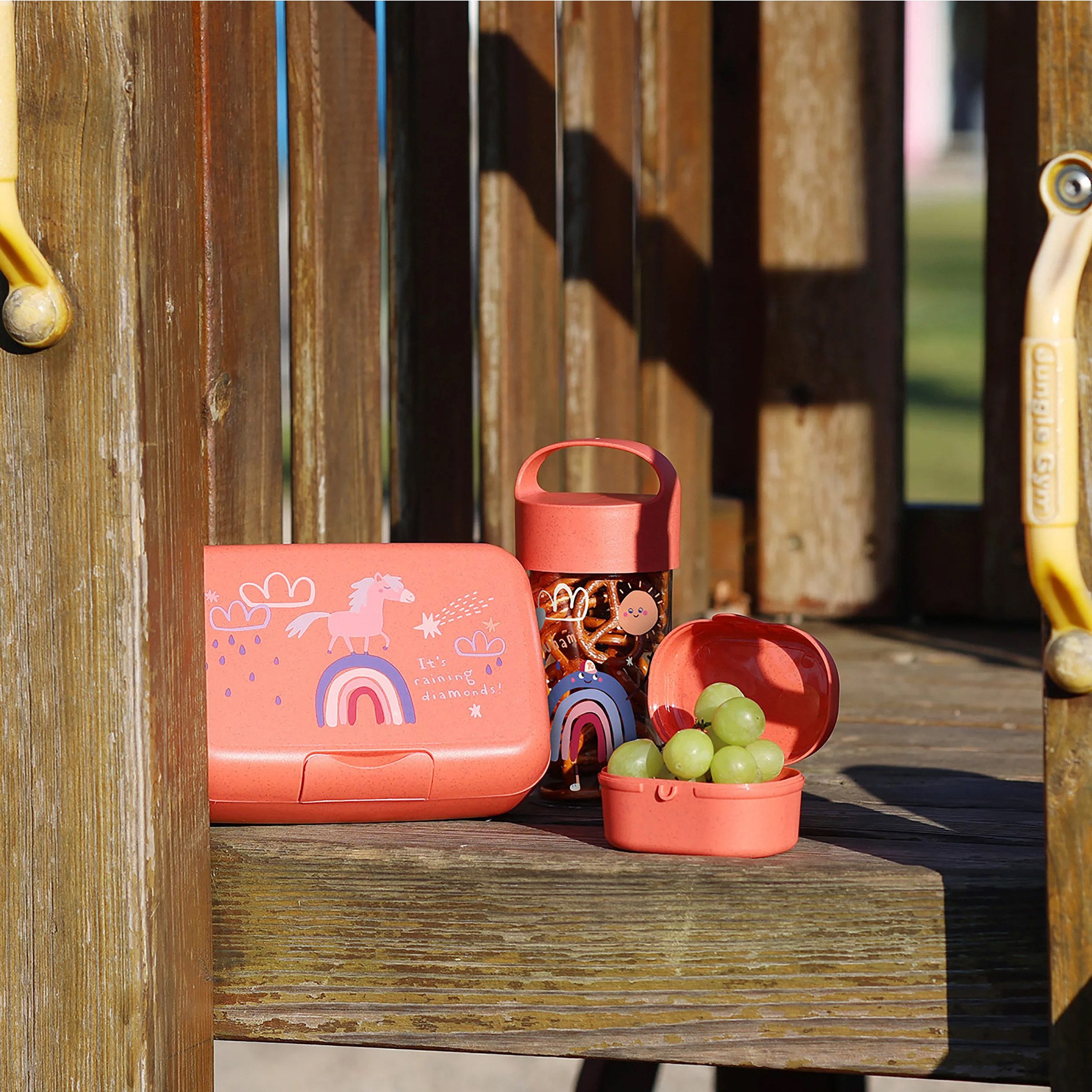KOZIOL Lunchbox Snackbox für Kinder PASCAL MINI DREAMS, KOZIOL, Kunststoff, (einzeln, einzeln)