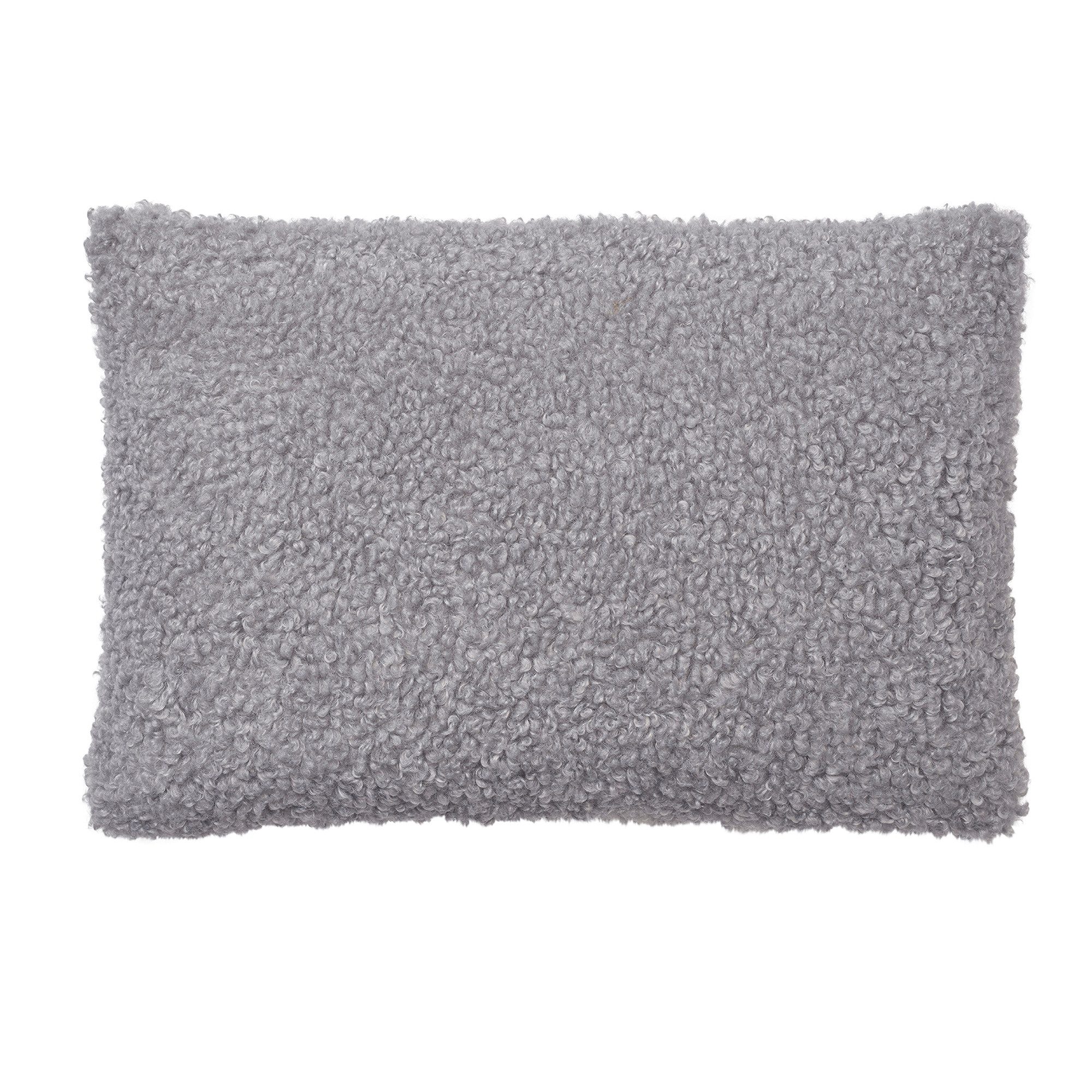 blomus Kissenhülle -TEDDY- Kissenbezug, Dekokissen, Kuschelkissen, Wohnkissen modern, Flauschig, inkl. Trageschlaufe, inkl. Filzgleitern