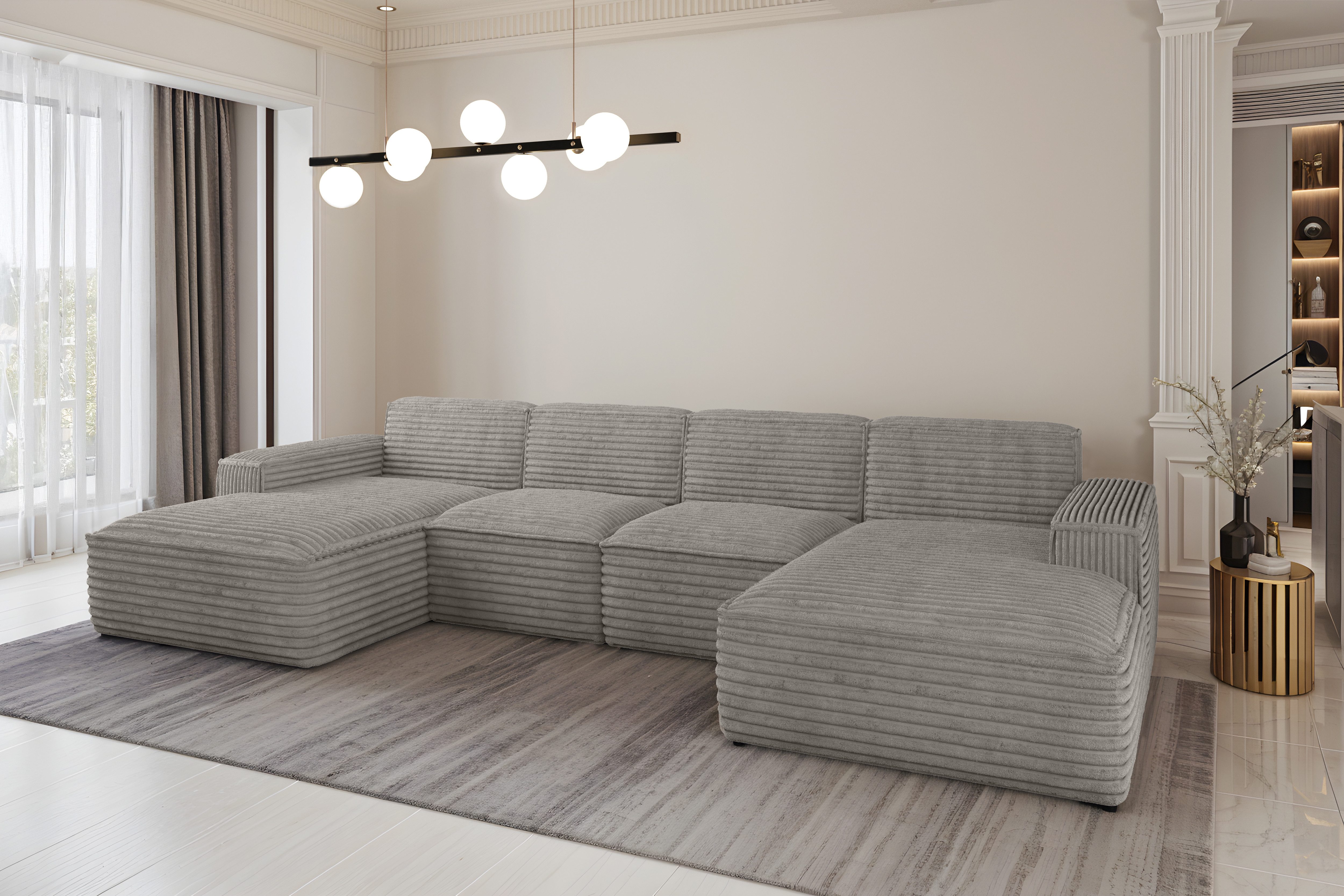 Wohnlandschaft STELLA U-Form Couch