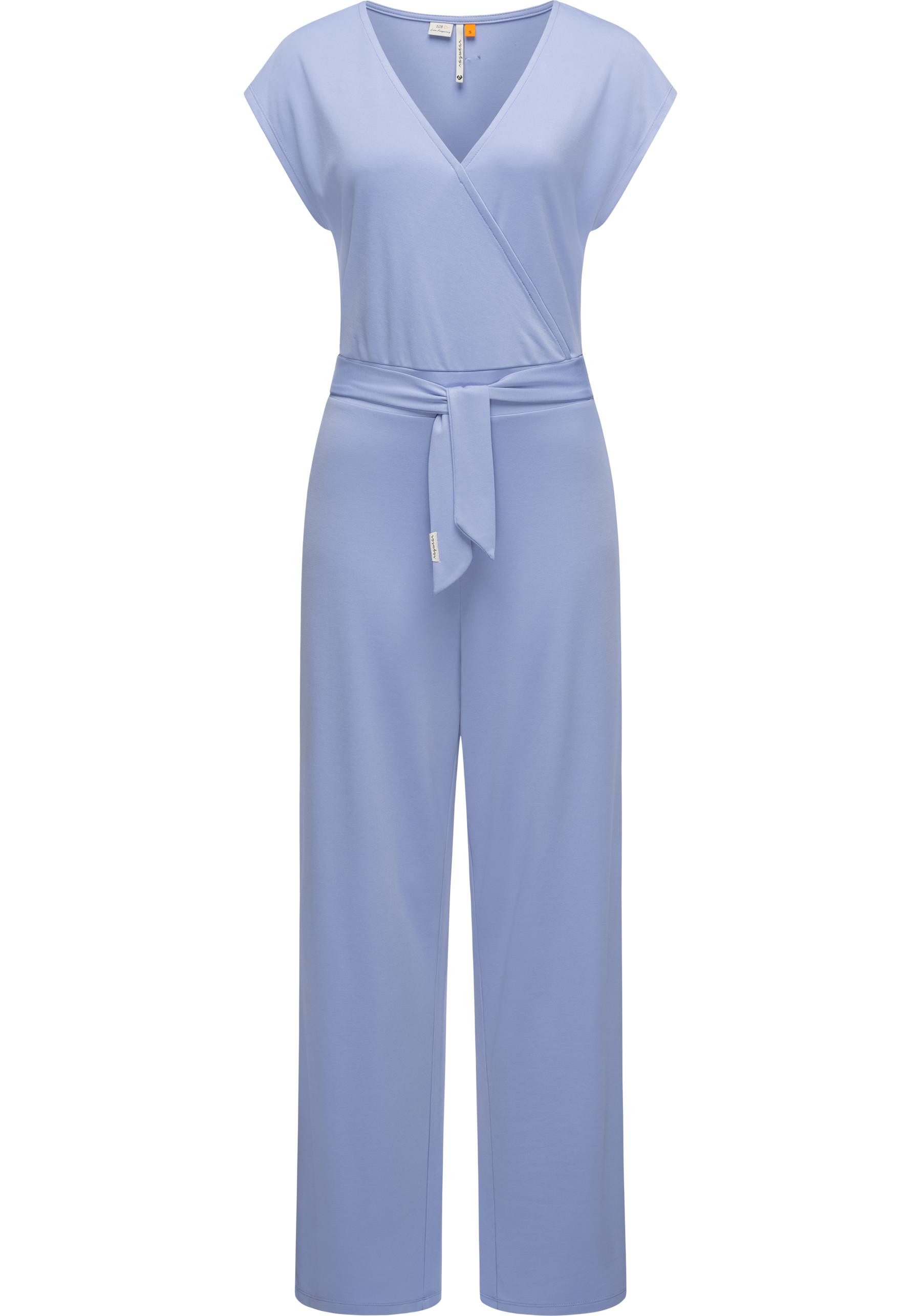 Ragwear Jumpsuit Goldea Langer Damen Overall mit Bindegürtel