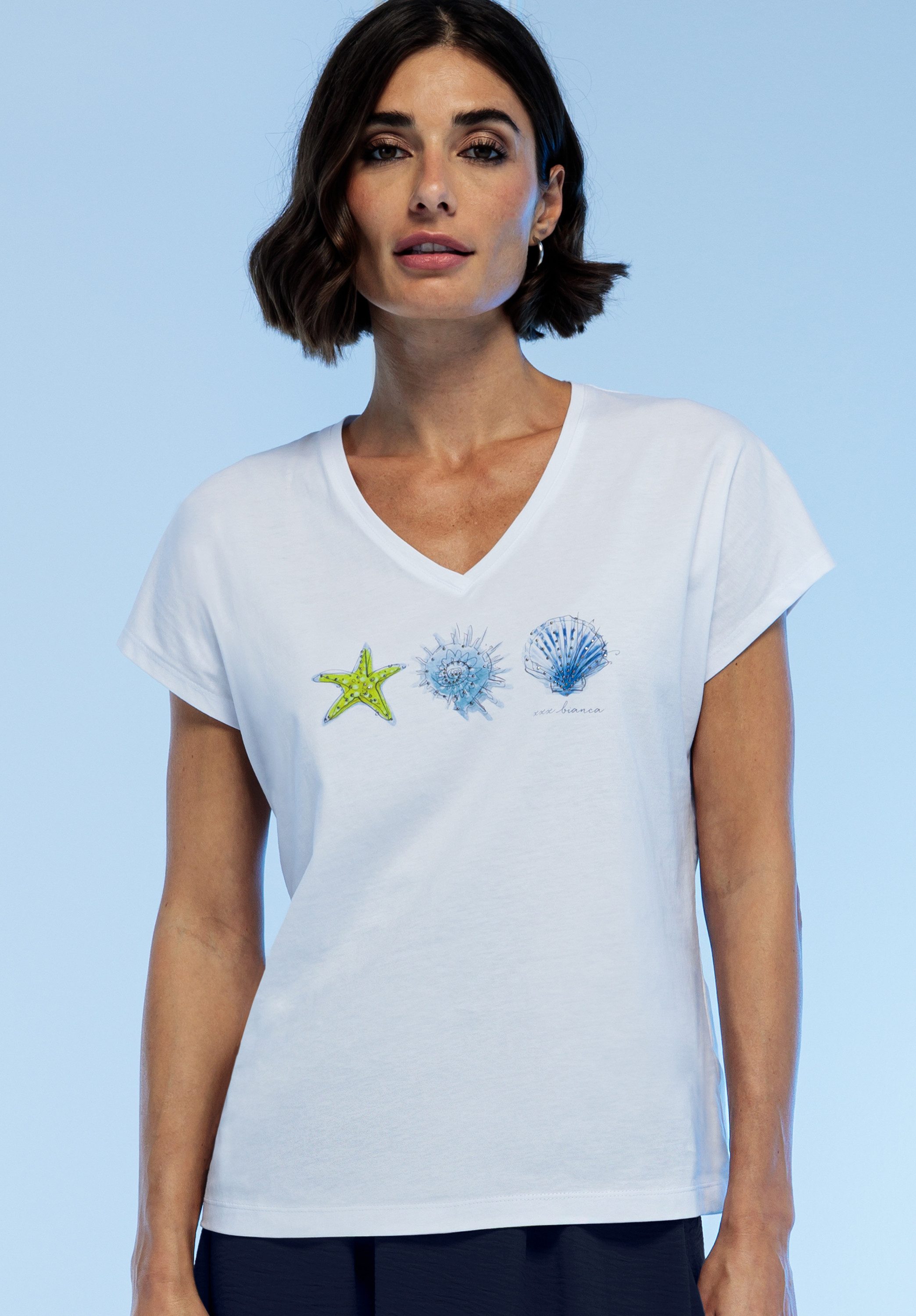 bianca Print-Shirt JULIE mit maritimem Frontmotiv günstig online kaufen