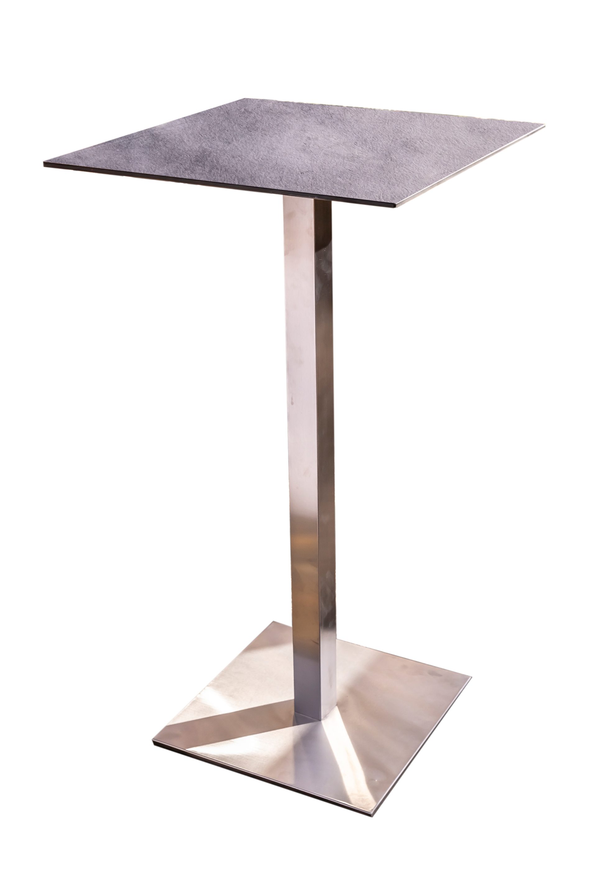 ONDIS24 x & Tischplatte In- 110 (H) Outdoor für Gartentisch Bartisch Bistrotisch HPL Edelstahlgestell, Stehtisch 59 mit cm
