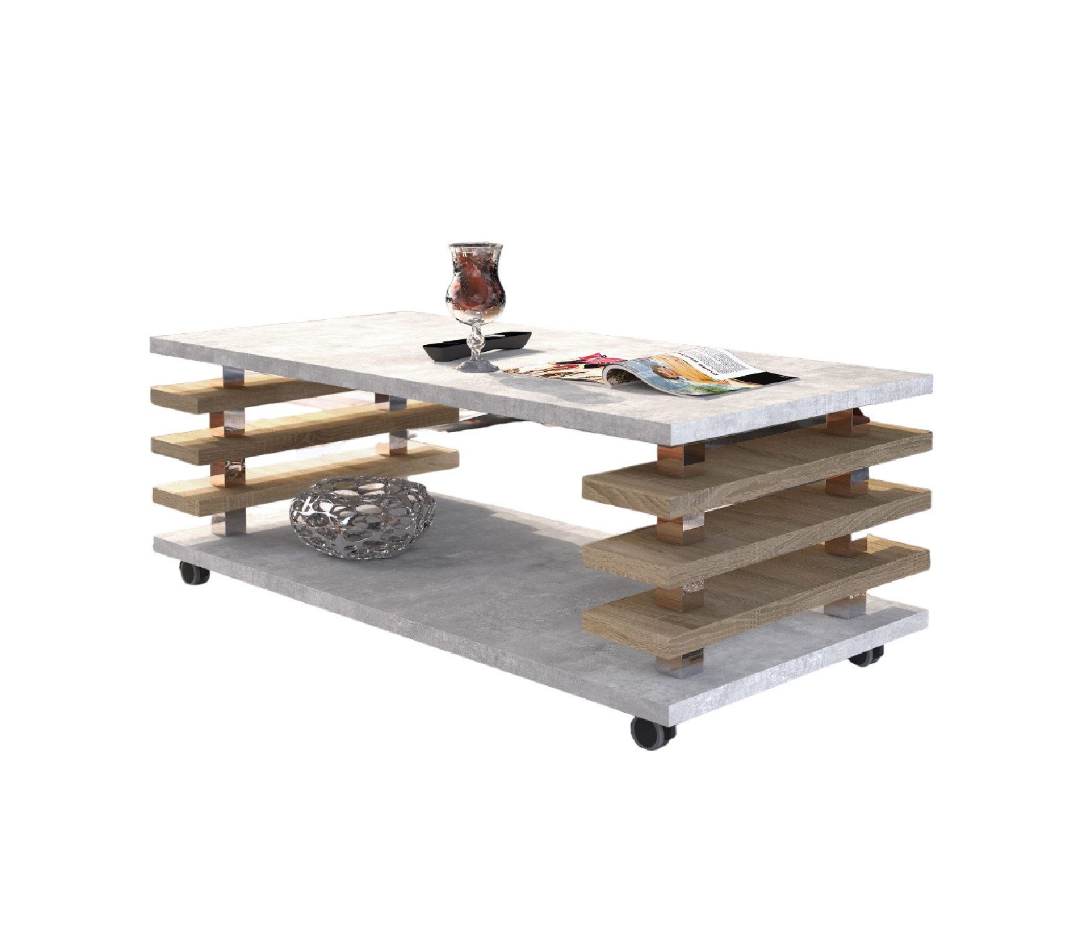 designimpex Couchtisch DC-3 Design Wohnzimmertisch Tisch günstig online kaufen