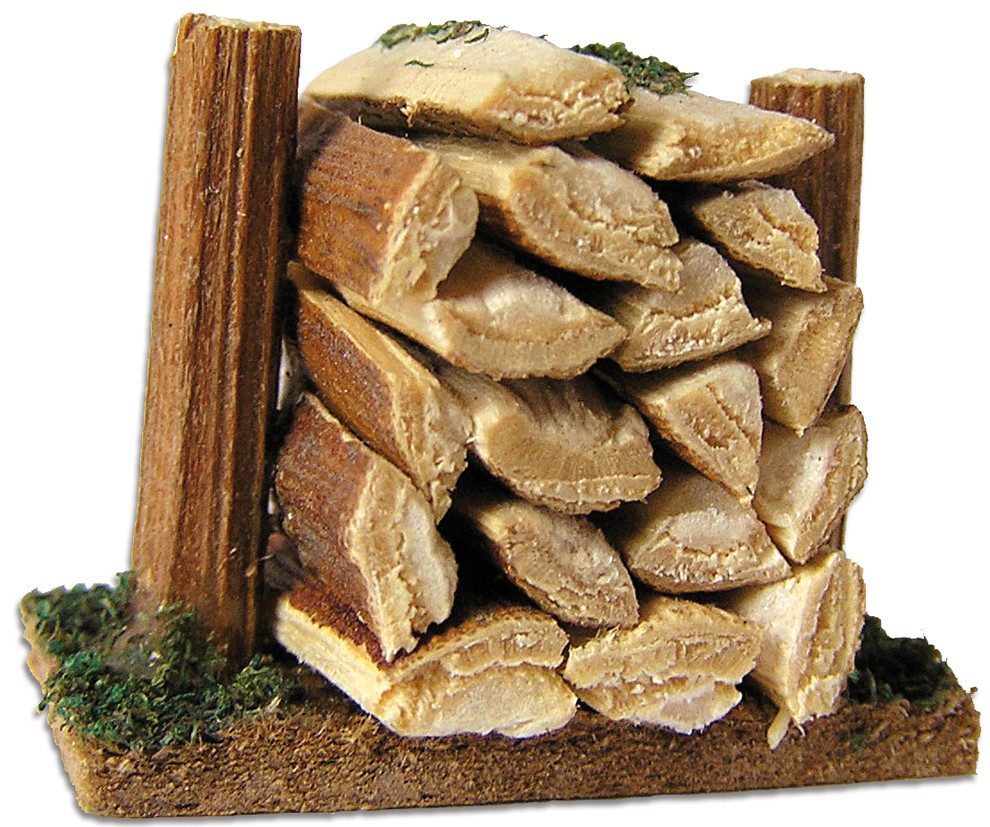 FADEDA Krippen-Zubehör FADEDA Holzstoß klein, Höhe in cm: 4