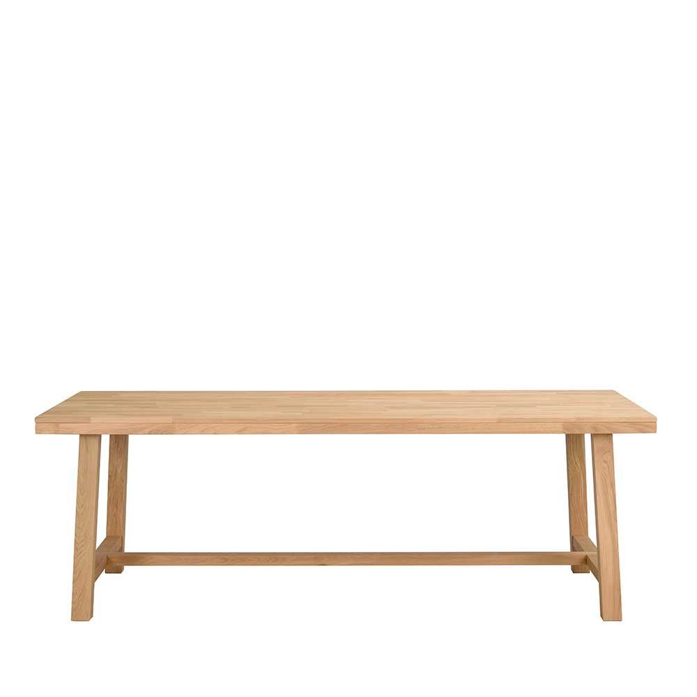 Pharao24 Esstisch Idello, aus Massivholz