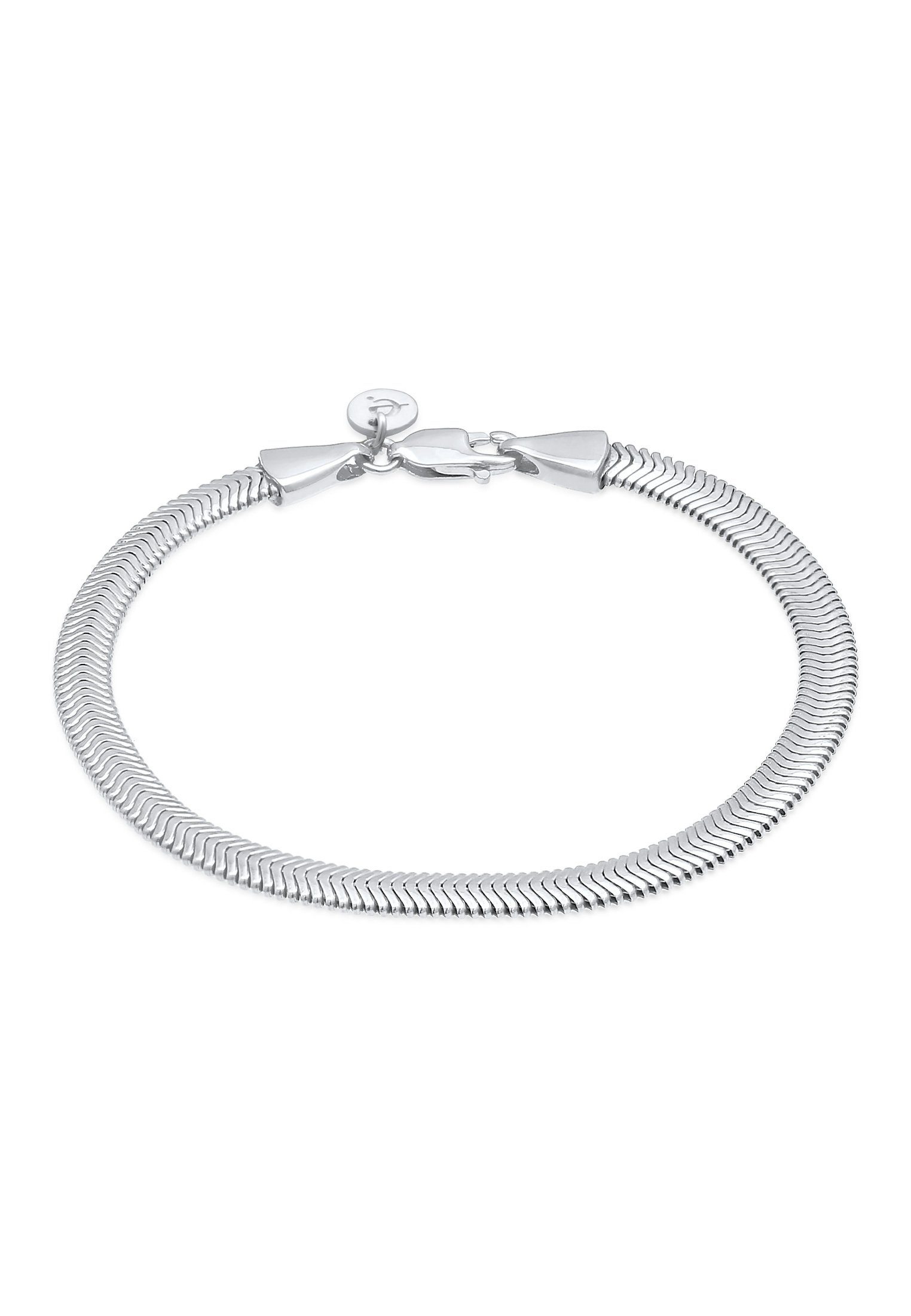 Elli Flach Silber 925 Armband Schlangenkette Premium Elegant