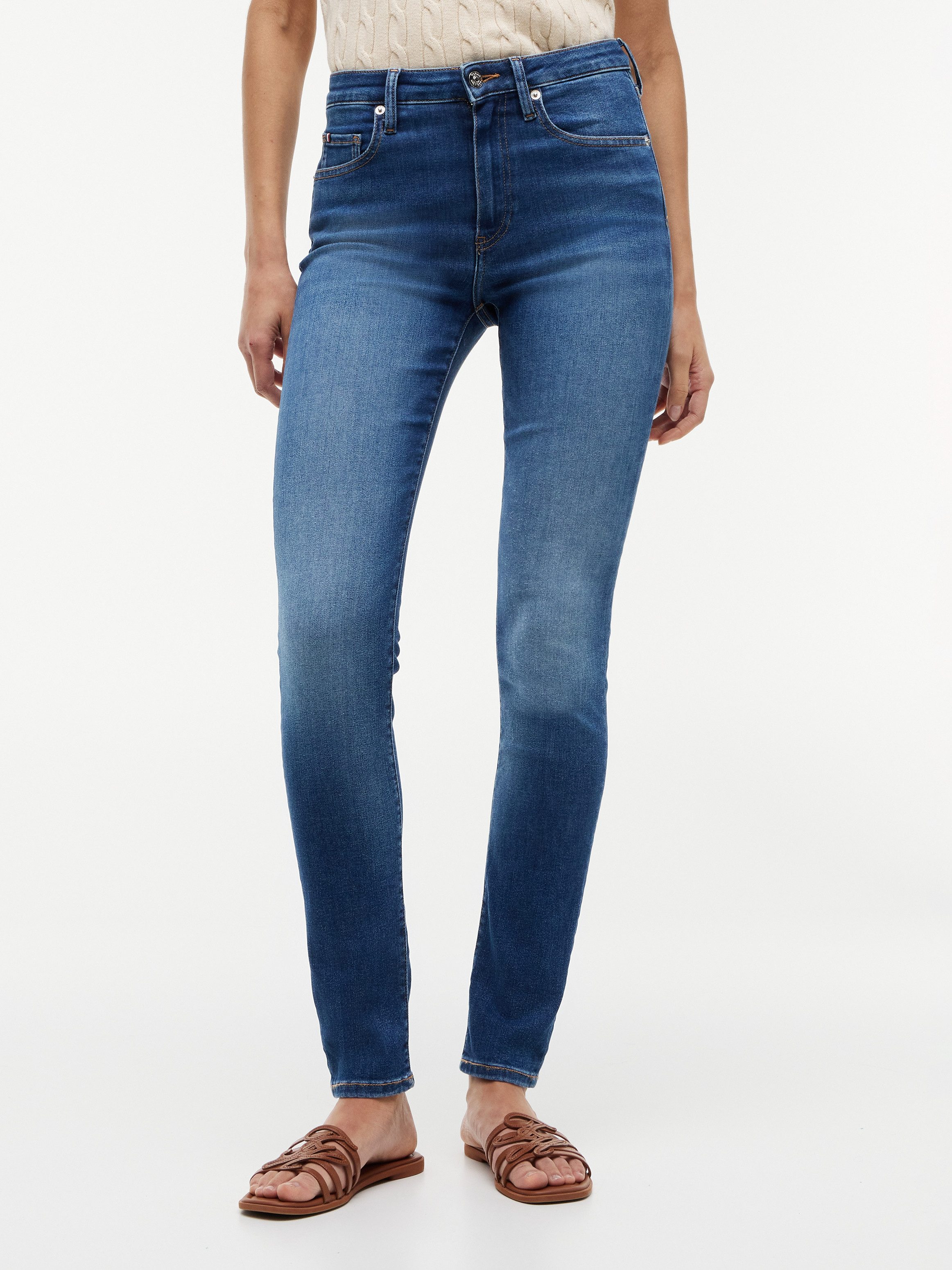 Tommy Hilfiger Skinny-fit-Jeans COMO SKINNY KATY RW Baumwollmischung, regular waist
