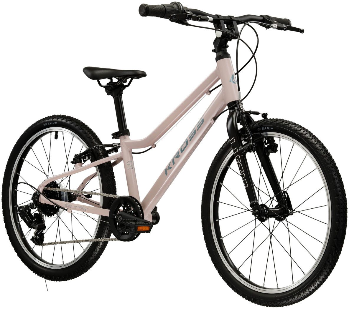 Kross Kinderfahrrad KROSS Kinderrad Lightweight Liftie 20" rosa, 7 Gang Shimano TOURNEY TY200 Schaltwerk, Kettenschaltung