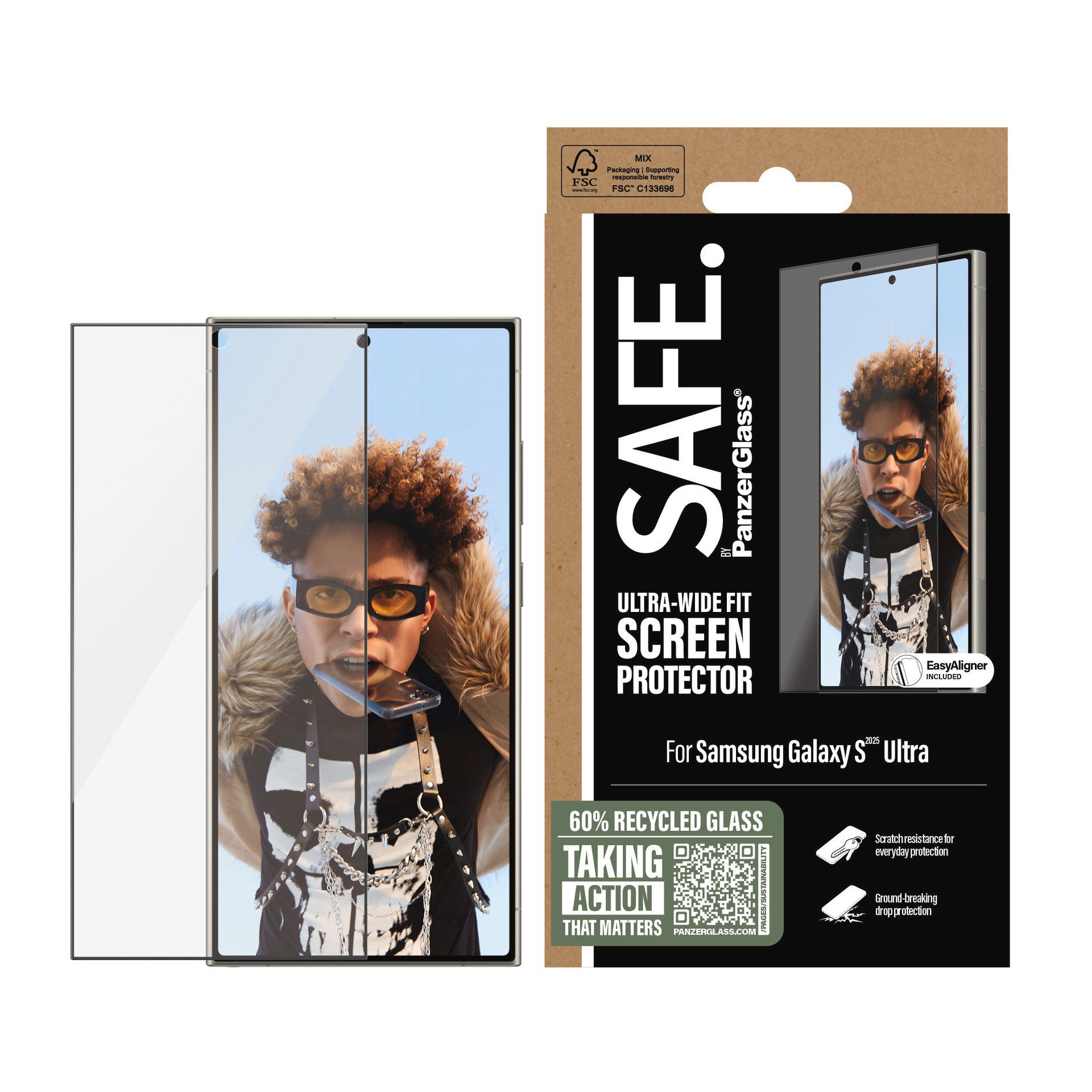 Displayschutzglas Ultra-Wide Fit Screen Protection