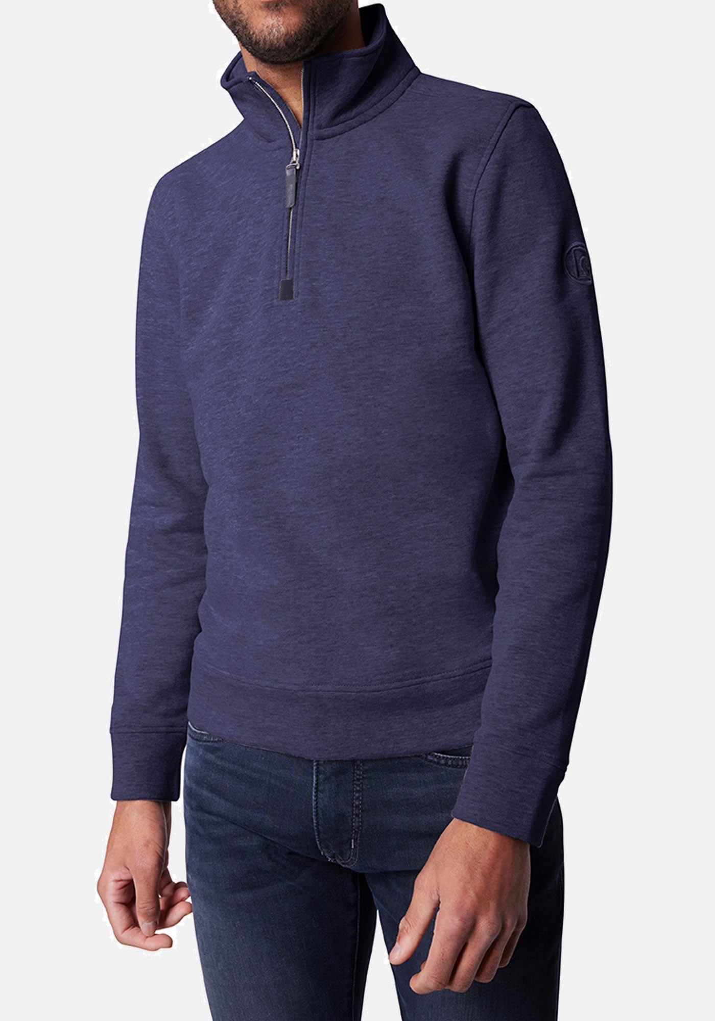 Pierre Cardin Sweatshirt Troyer soft und günstig online kaufen