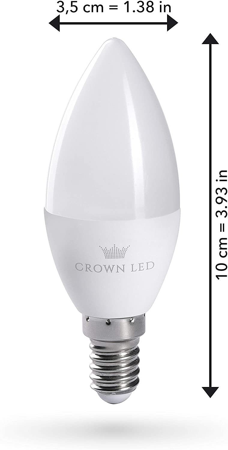 10.000 7W, Vollspektrum Tageslichtlampe 230V., Crown (1er Lumen, Glühbirne LED LUX, 650 1 Stück LED Pack)Klassisch