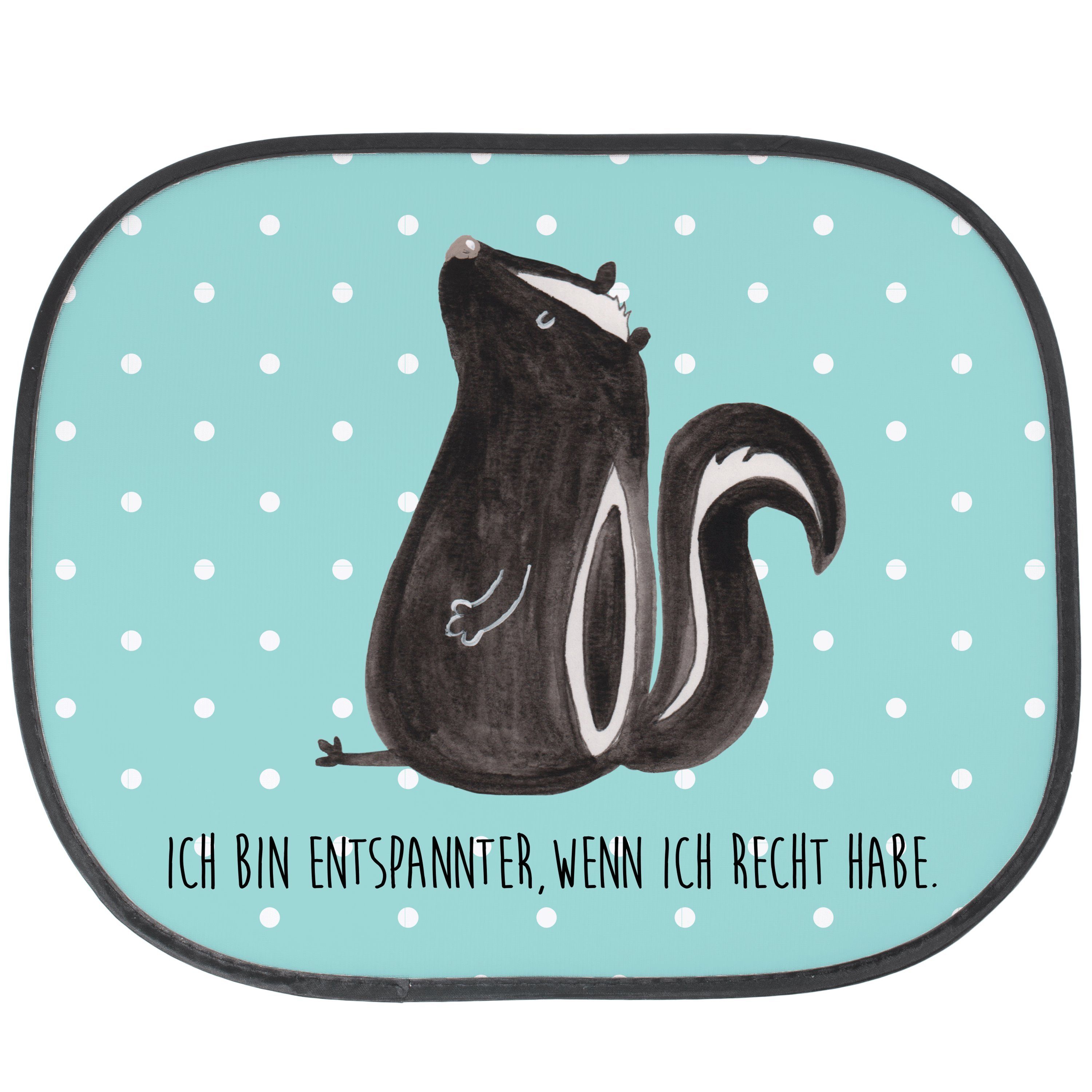 Mr. & Mrs. Panda Auto Sonnenschutz – Stinktier-Design Mit Sprüchen, UV-Schutz, 44 X 38 Cm