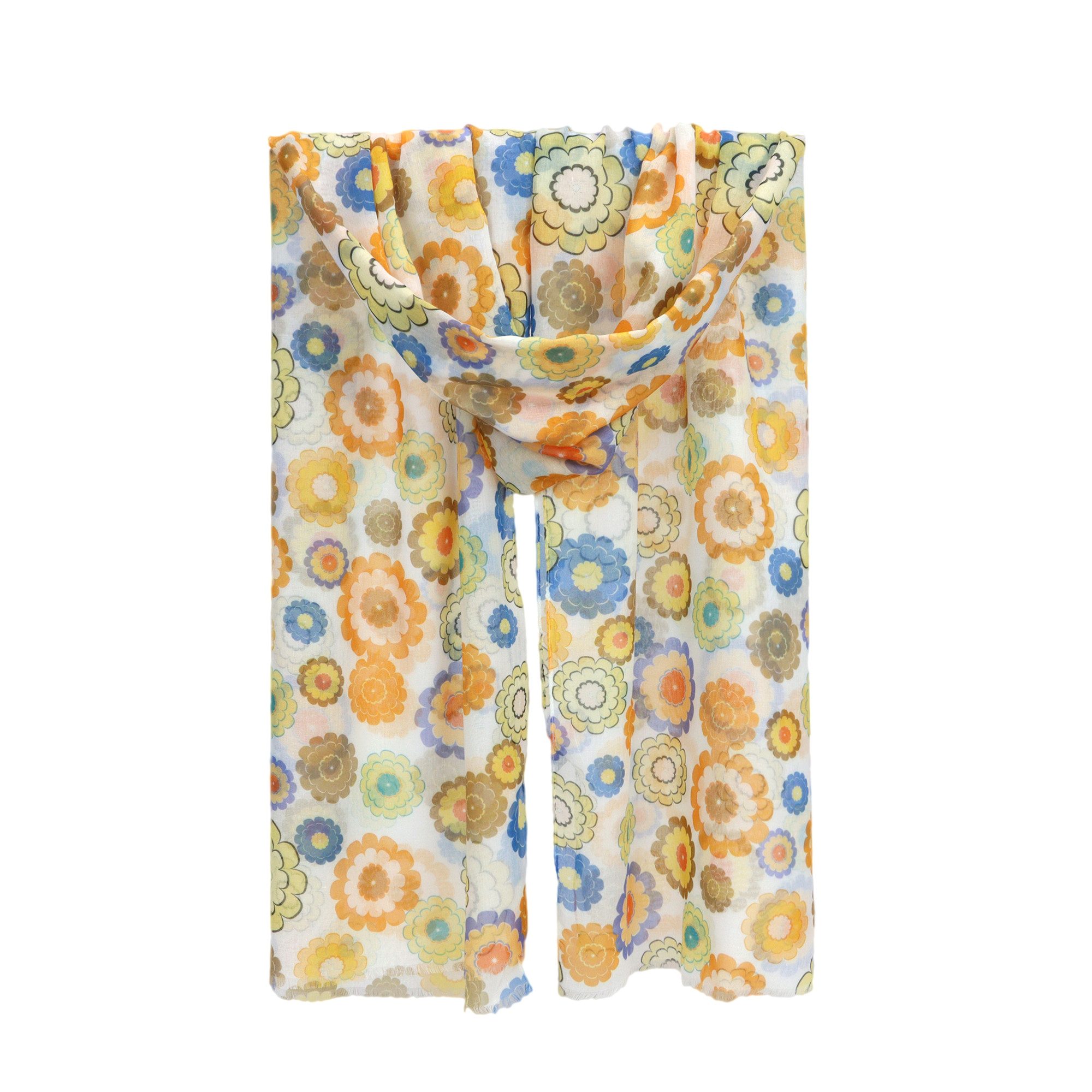 ZEBRO Modetuch Schal Ranunkel