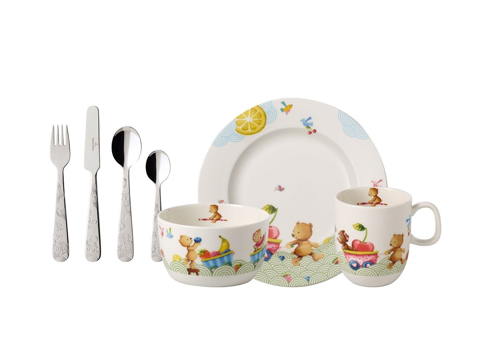 Villeroy & Boch Geschirr-Set Hungry as a Bear Set 7tlg.