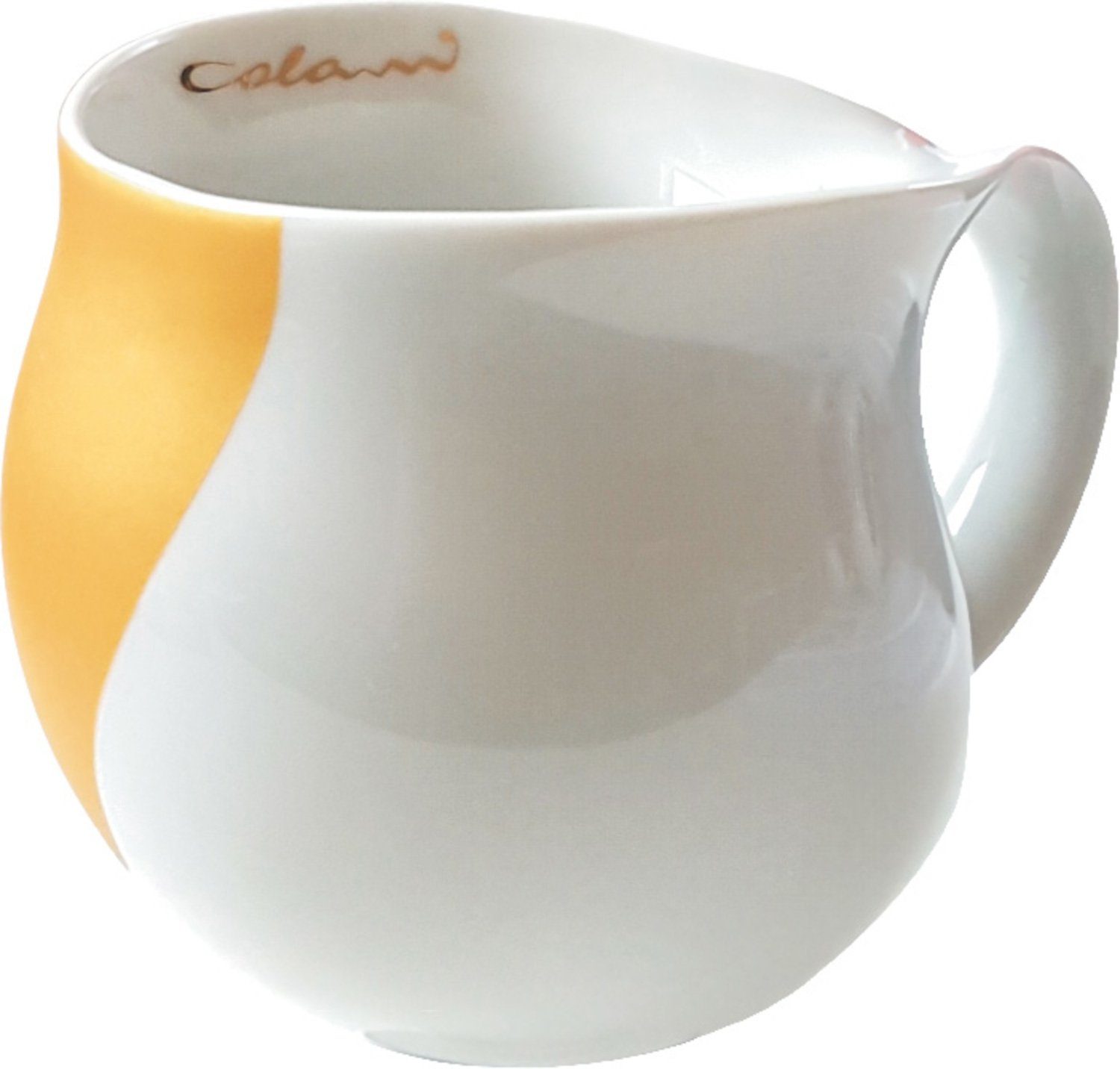 Colani Tasse Kaffeetasse Kaffeebecher Arrow Gold, Porzellan, im Geschenkkarton