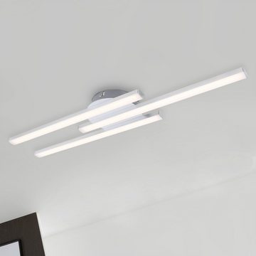 Briloner Leuchten LED Deckenleuchte 3187-039, LED fest verbaut, Warmweiß, Deckenlampe modern 18W 1440lm 3000K IP20 Lampe