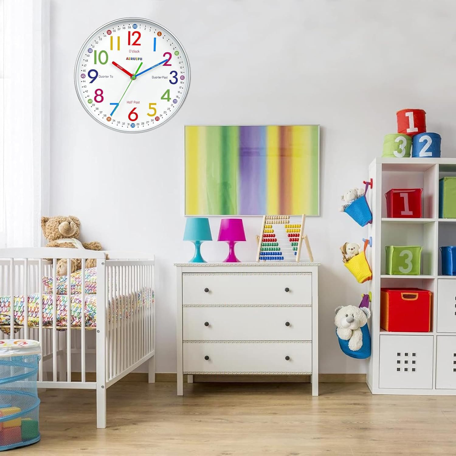 RWEUOQ Lernspielzeug Lernuhr Kinderuhr Kalenderuhr Kinder-Spielzeug günstig online kaufen