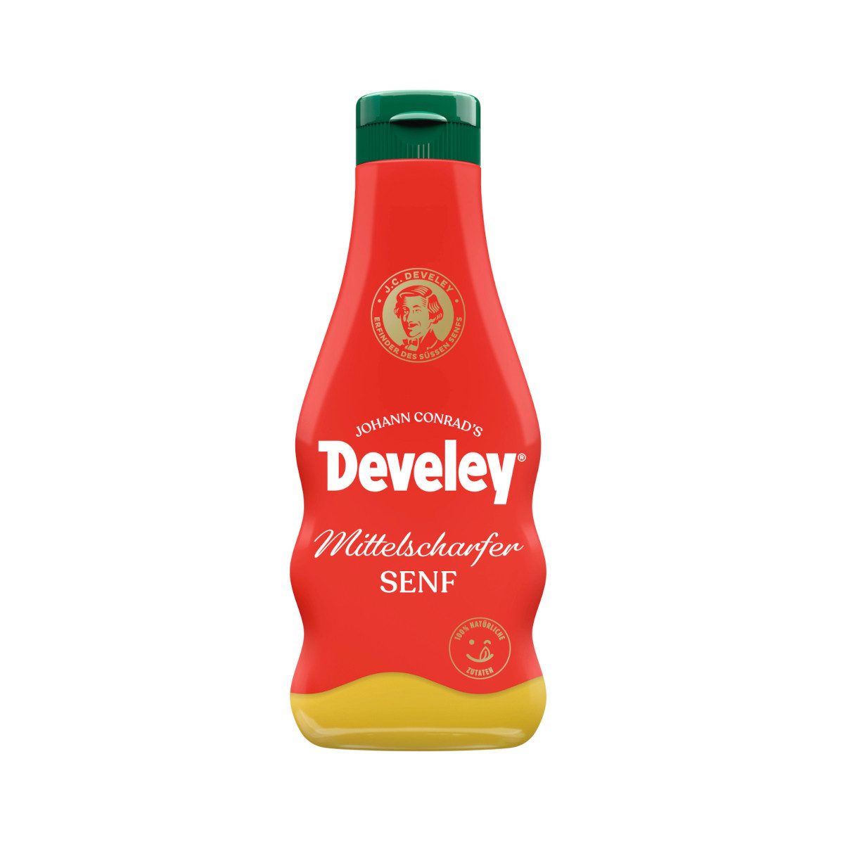 Develey Saucen, Develey Mittelscharfer Senf leicht scharf Squeezeflasche 250 ml