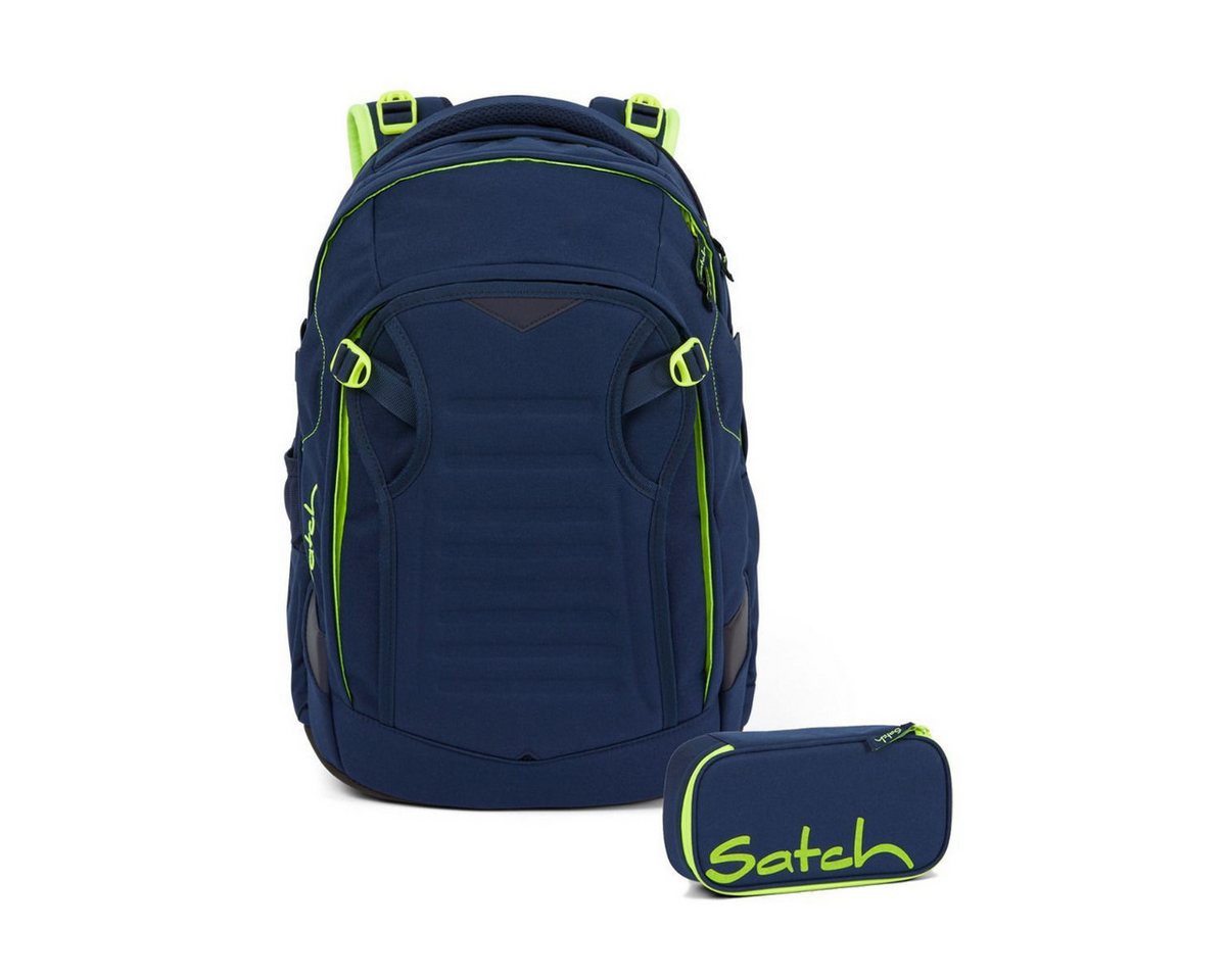 Satch Schulrucksack Match (2tlg., inkl. Schlamperbox)
