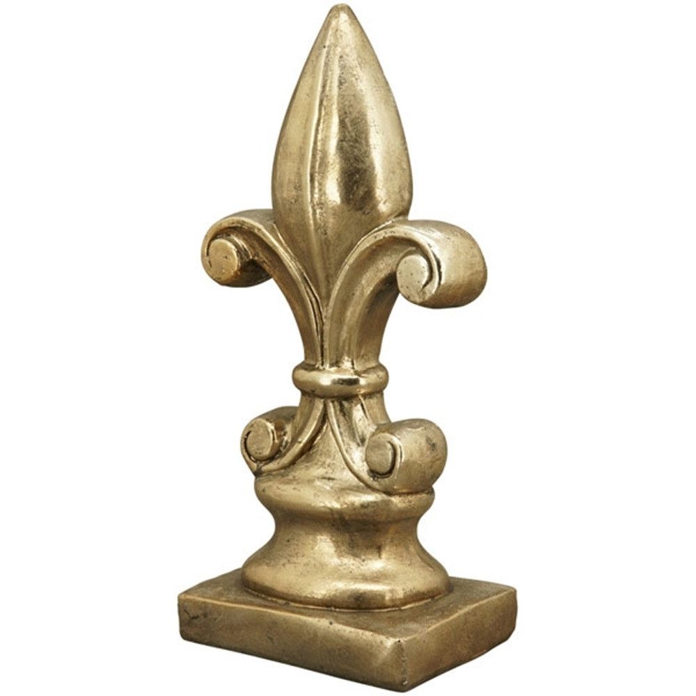Exner GmbH Garten- & Wohnaccessoires Dekoobjekt Fleur di Lys / Bourbon Lilie gold Polyresin, royal klassik Deko