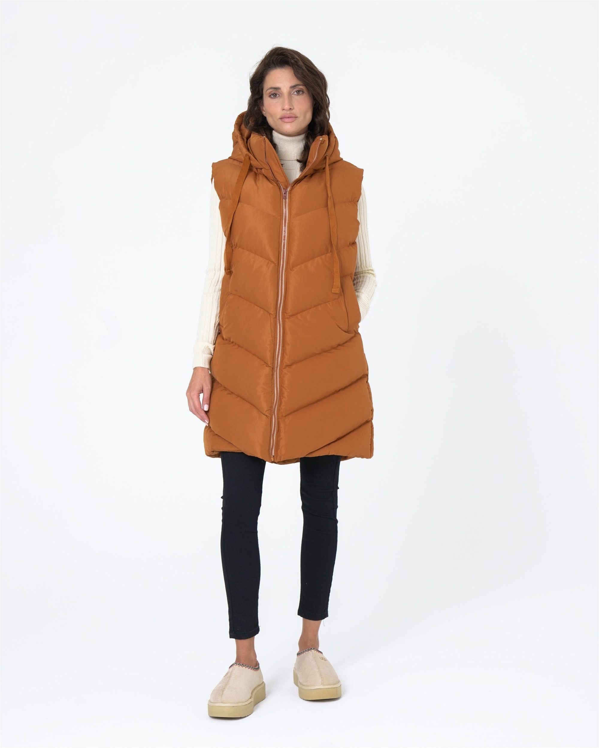 freshlions Steppweste Elisa (1-tlg) mit langem Schnitt günstig online kaufen