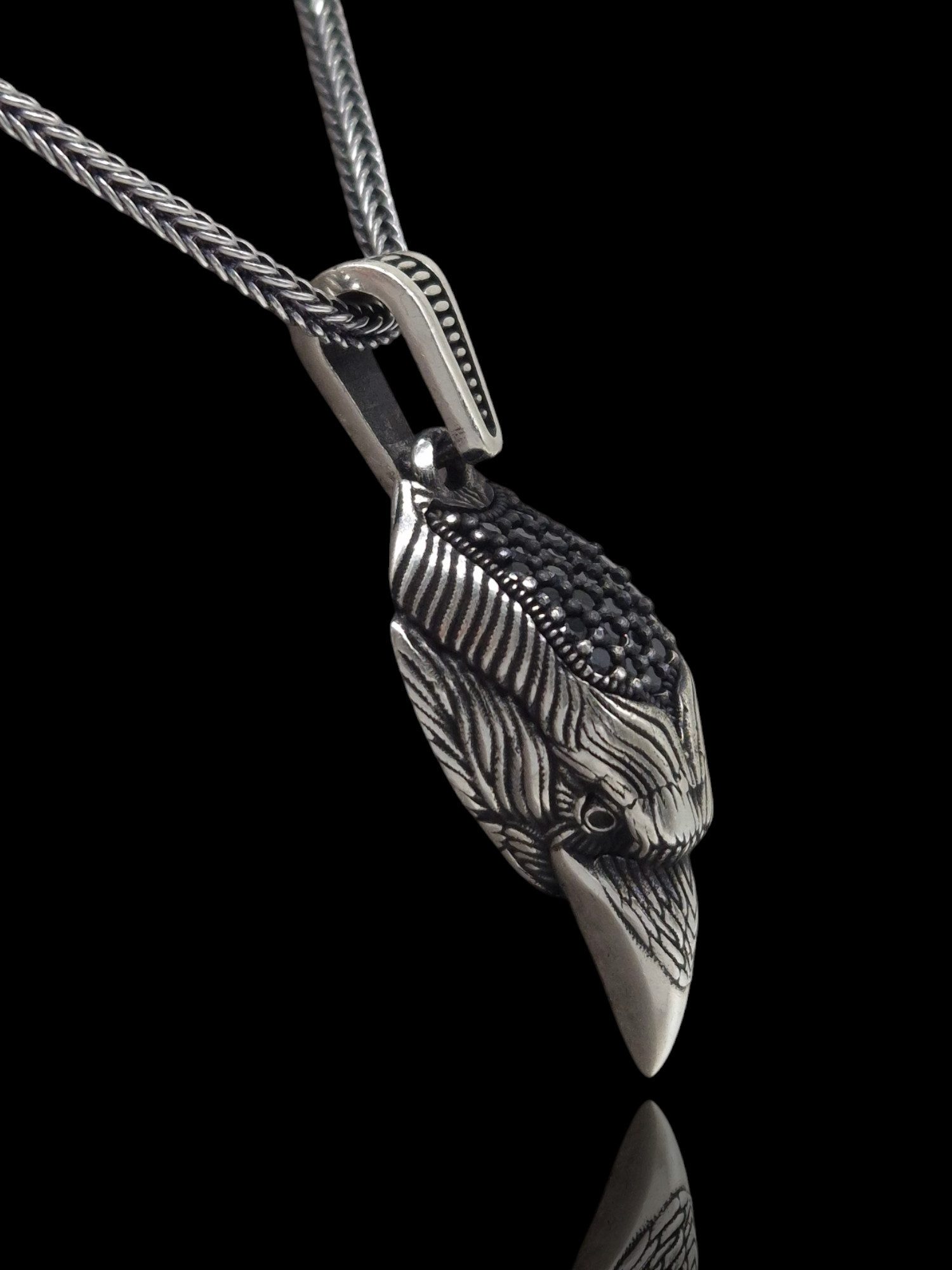 NAHLE Kette mit Anhänger Silber Adler günstig online kaufen