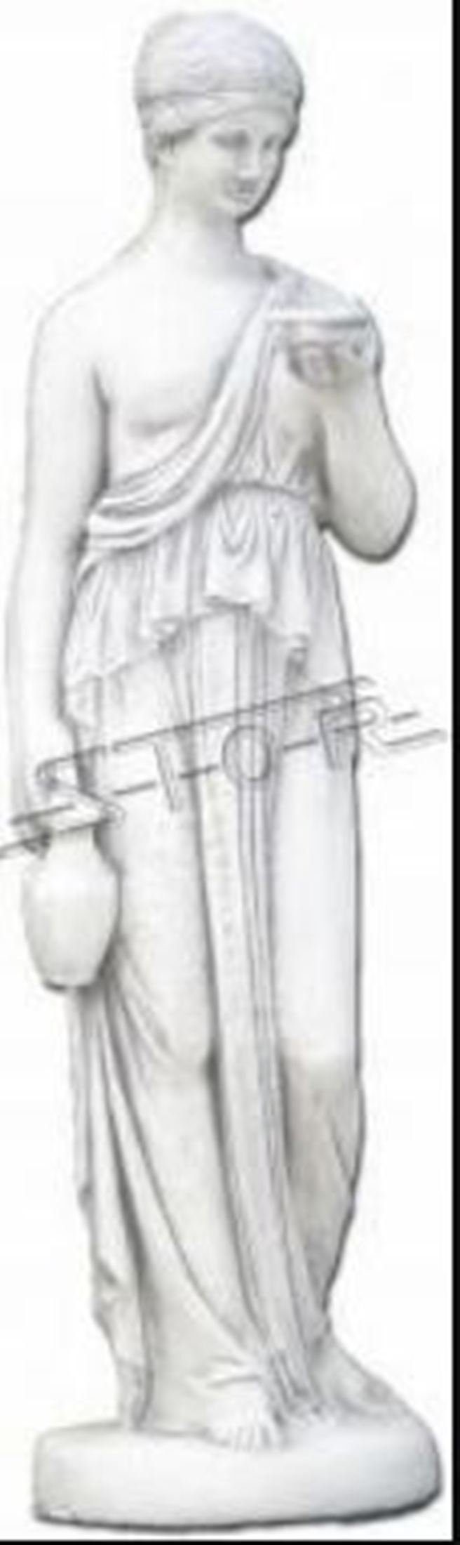 Figuren Garten Skulptur Statue Statuen JVmoebel Grabstein Skulpturen Figur Römische