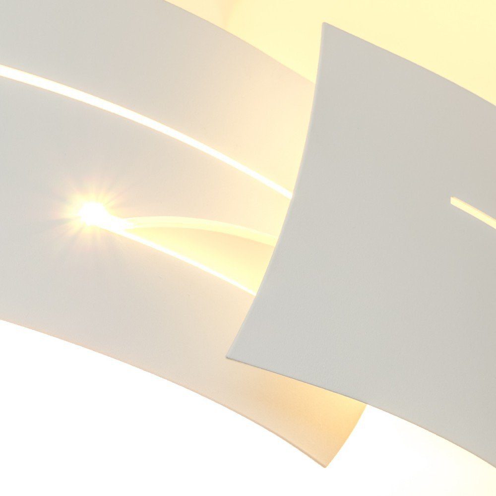 »Spano« Deckenleuchte aus Weiß, ohne in 3xE27 Deckenlampe hofstein Leuchtmittel, Metall/Glas runde