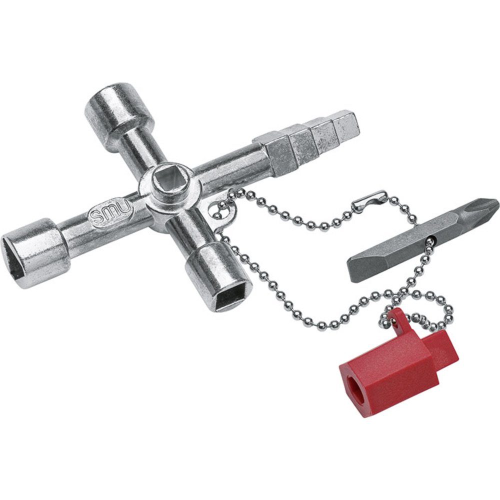 Knipex Verteilerbox Knipex 811950 Universalschlüssel für Haus & Gewerbe Universalschlüssel