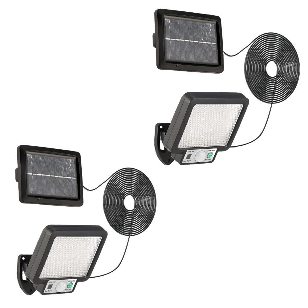 LETGOSPT Außen-Wandleuchte LED Außen-Wandleuchte, LED Solar günstig online kaufen