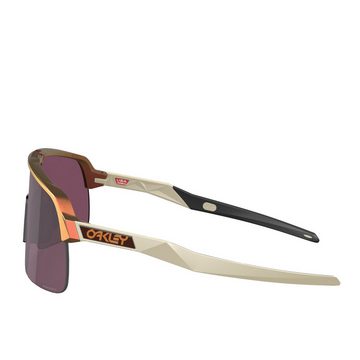 Oakley Sonnenbrille Oakley Sutro Lite Matte Red Gold Colorshift Prizm Road Black