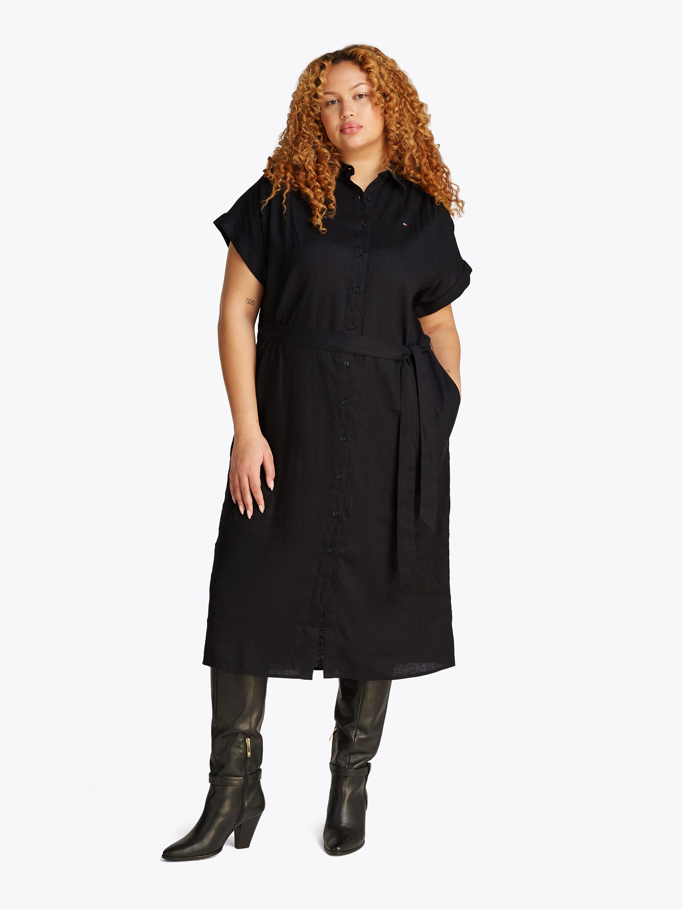Tommy Hilfiger Curve Midikleid CRV ESS günstig online kaufen
