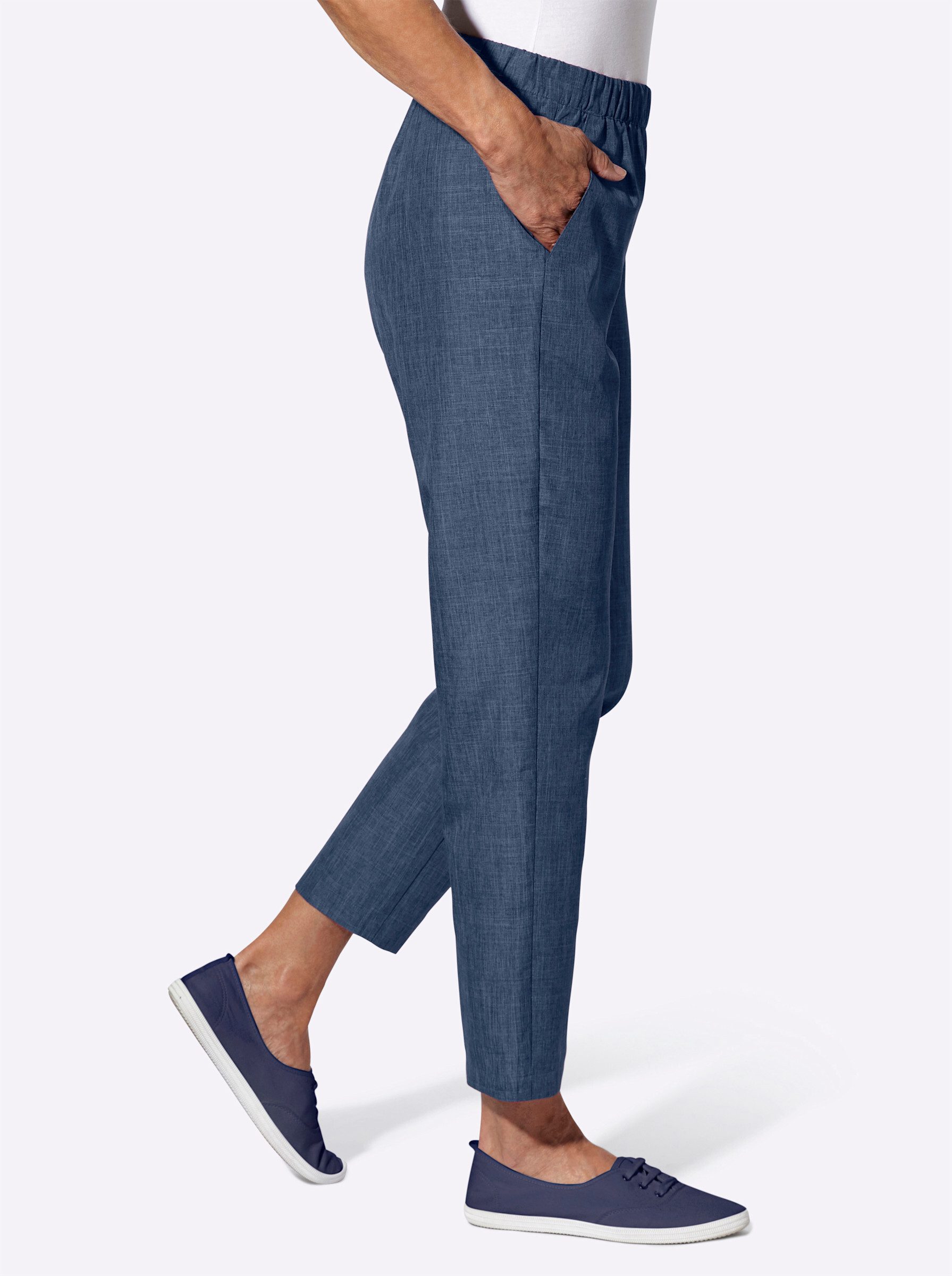 Sieh an! Jerseyhose Schlupfhose Innenbeinlänge ca.71 günstig online kaufen
