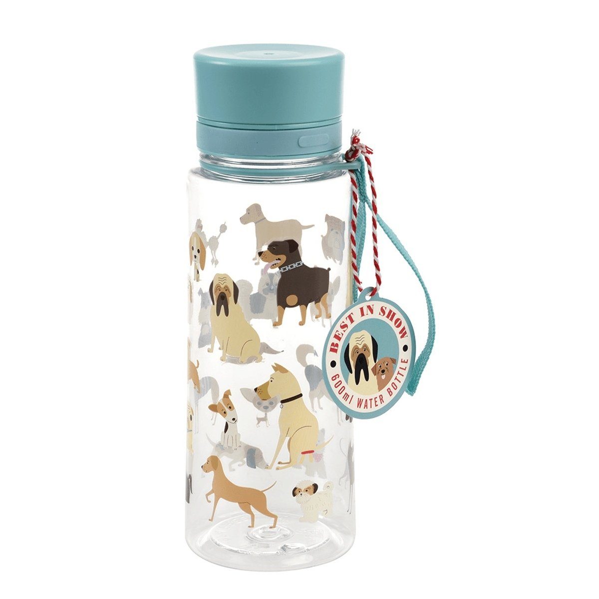 Rex London Trinkflasche Kindertrinkflasche 600 ml mit Nylongriff zur befestigung am Rucksack