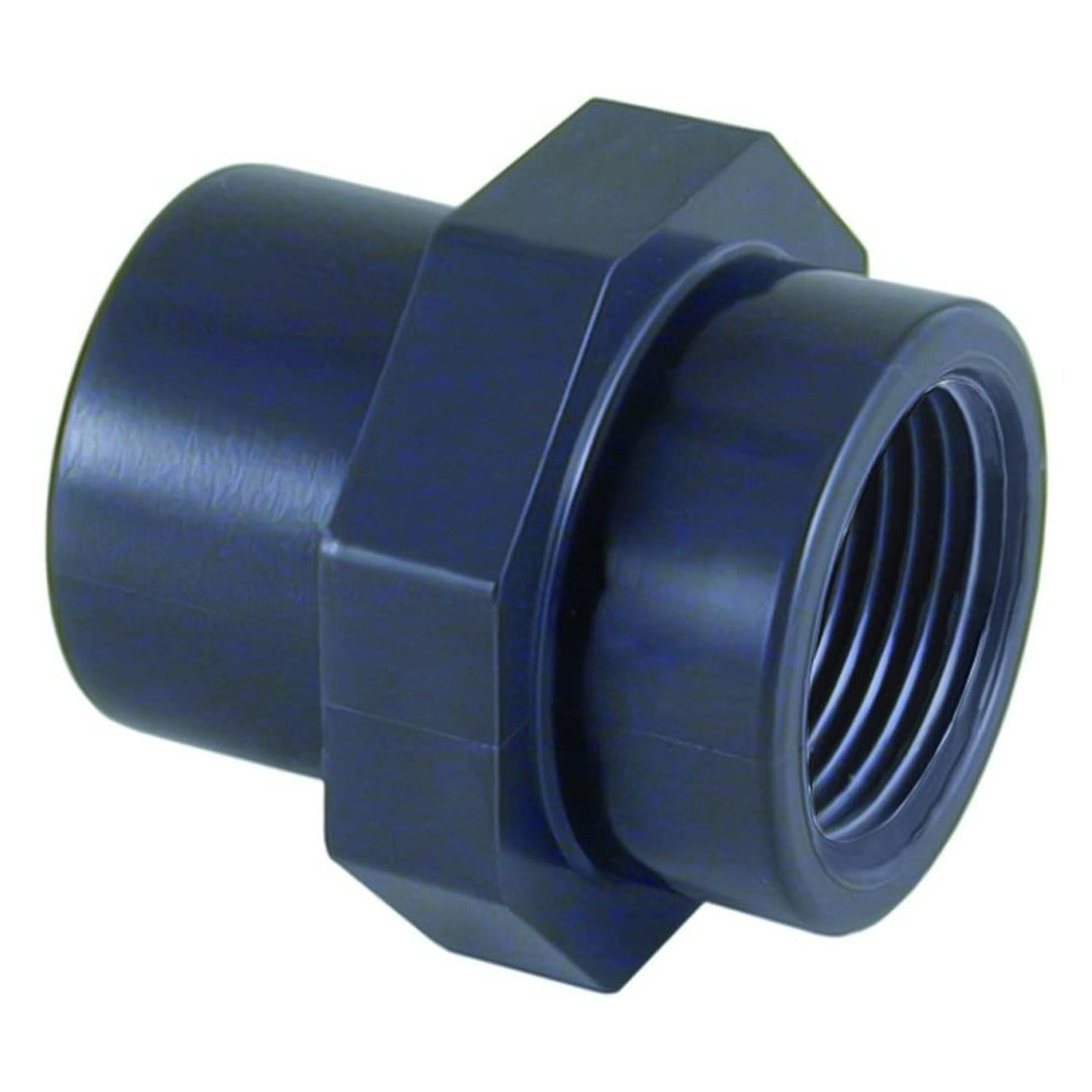 Steckfitting PVC Fittings, Übergangsmuffe PVC-U, 63-50mm x 1 1/2", PN10