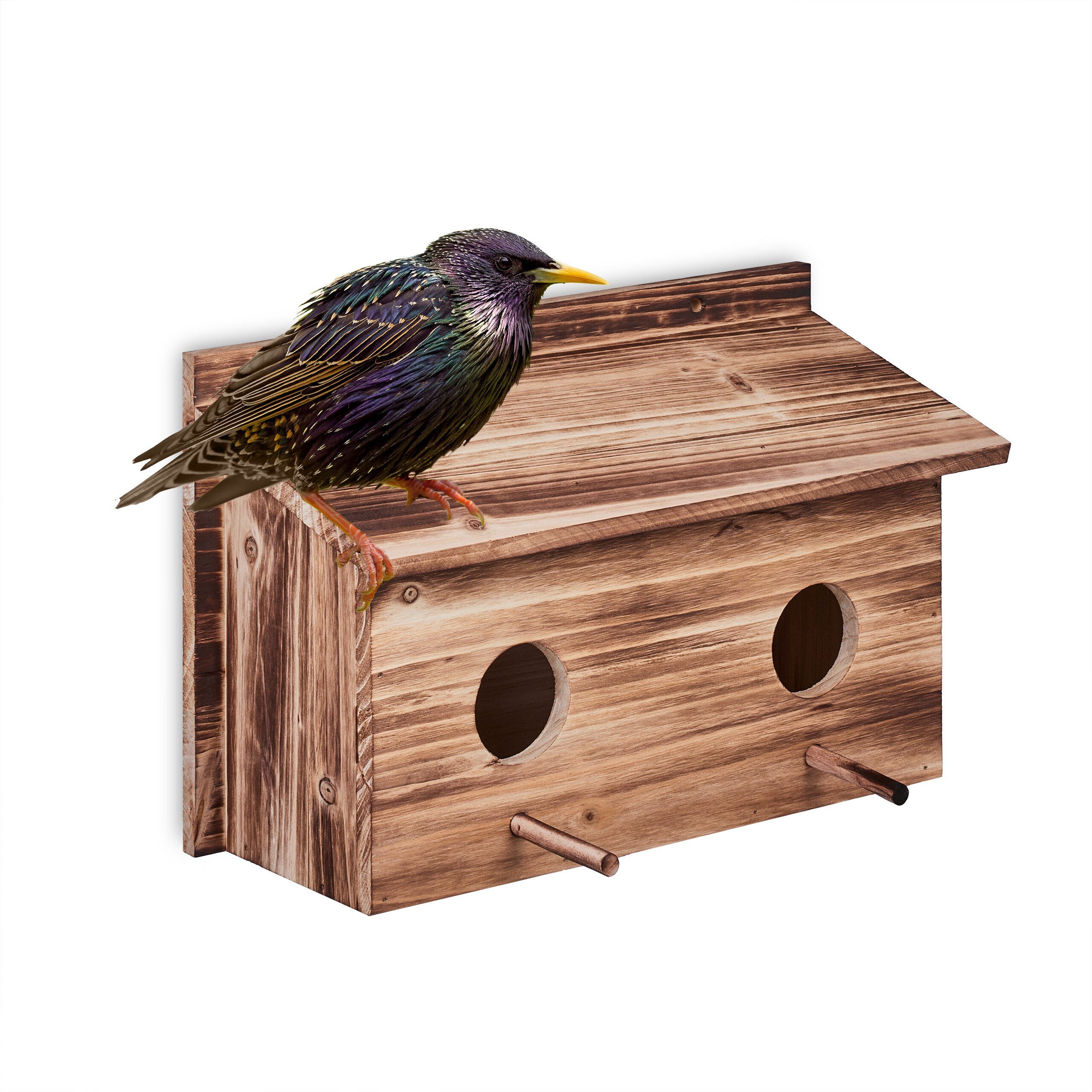 relaxdays Vogelhaus Nistkasten für Stare günstig online kaufen