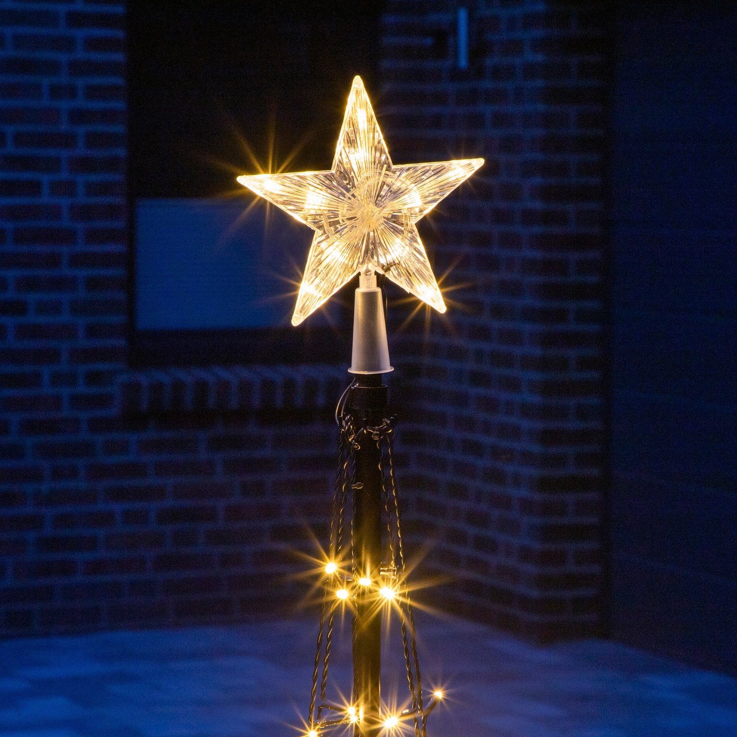GartenHero Künstlicher Weihnachtsbaum LED Weihnachtsbaum IP44 Lichterkette Lichterschlauch Weihnachten Baum