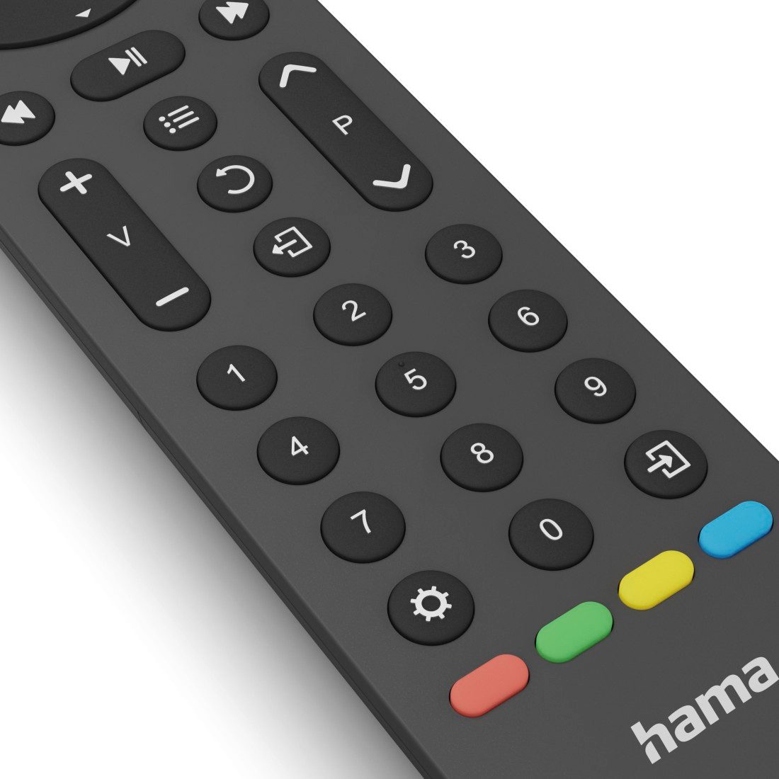 Hama Universal Ersatzfernbedienung für 4 Geräte Universal-Fernbedienung (lernfähig, App-Tasten) – Bild 4 von 5