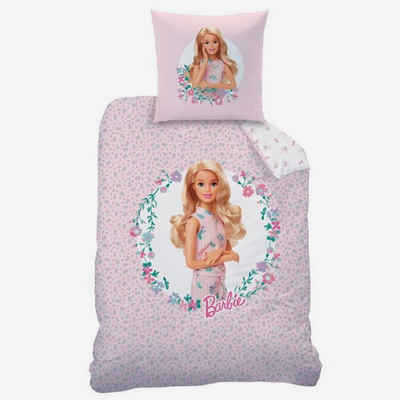 Kinderbettwäsche »Barbie Mädchen Wende Bettwäsche 135 x 200 cm 100%Baumwolle«, CTI
