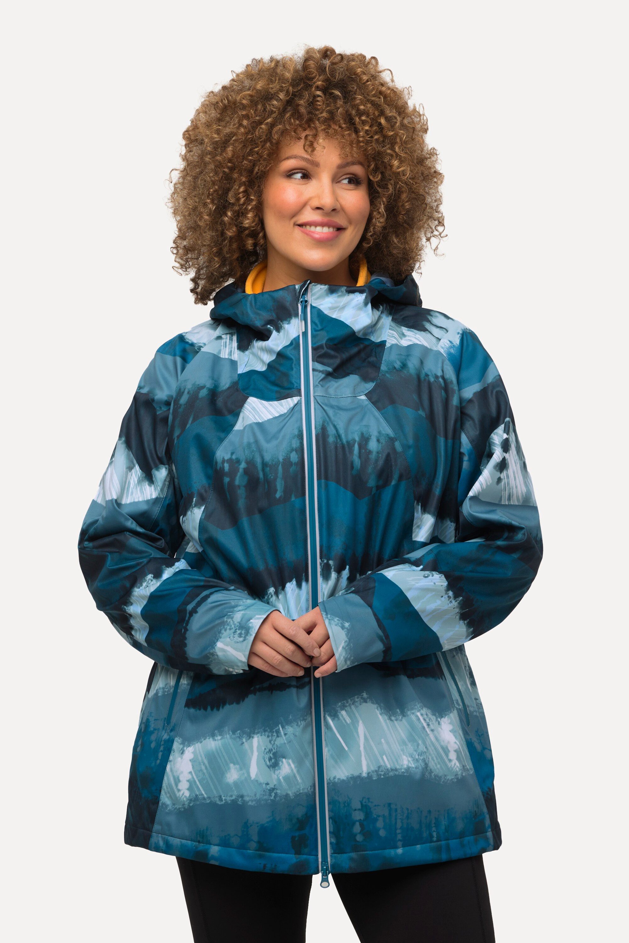 Ulla Popken Funktionsjacke HYPRAR 2-in-1-Fitnessjacke wasserdicht