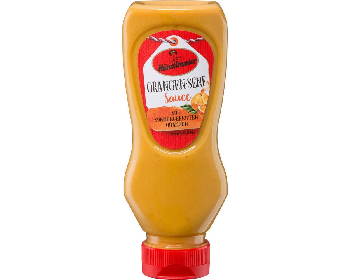 Händlmaier Saucen, Händlmaiers Feinkost Orangen Senf Sauce vegetarisch fruchtig 225ml