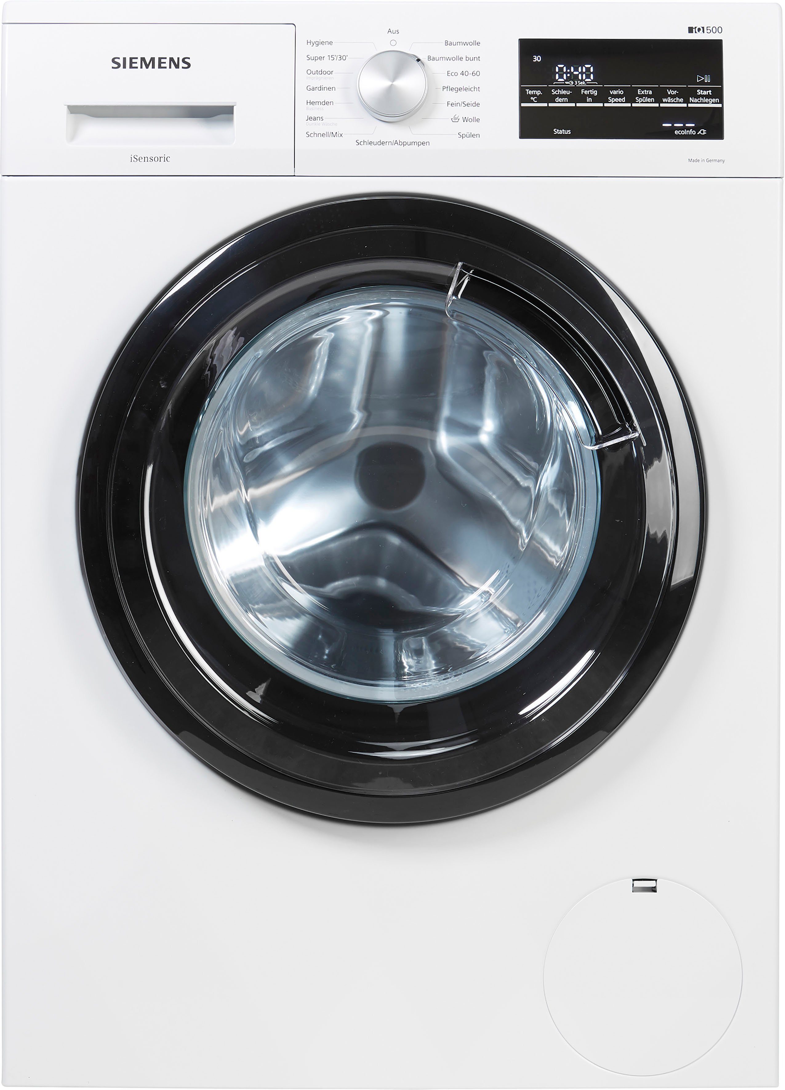 SIEMENS Waschmaschine iQ500 WM14G400, 8 kg, 1400 U/min
