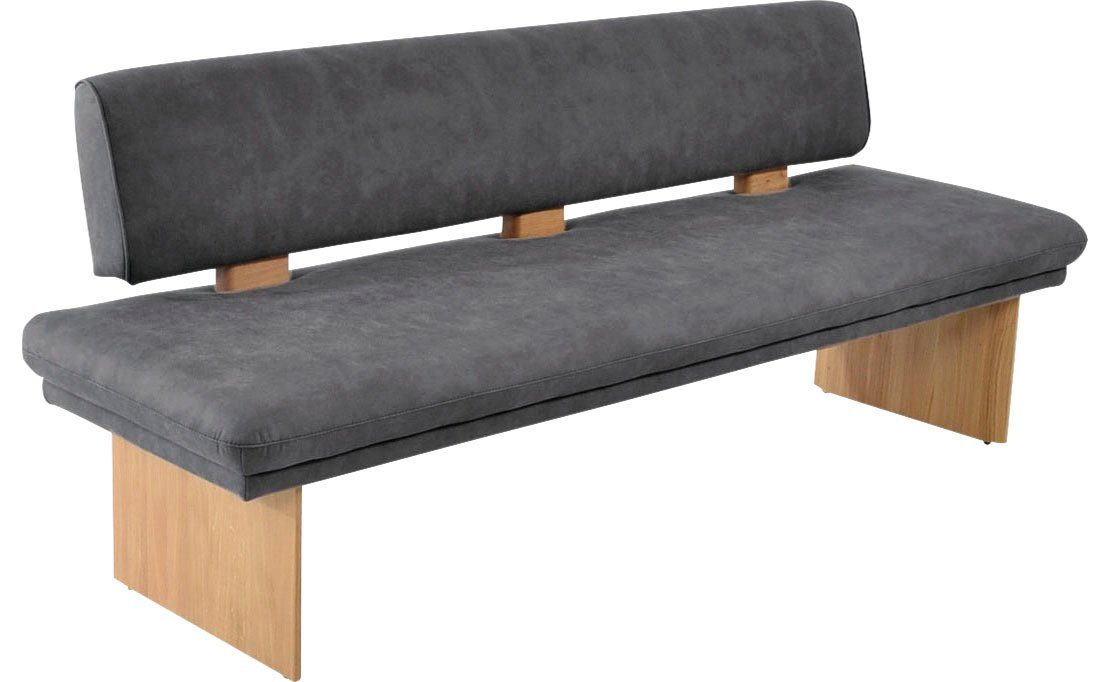 K+W Komfort & Wohnen Essbank Longbeach Polsterbank (1-St), Spitzkissenoptik im Sitz, wahlweise in der Breite 204cm oder 224cm